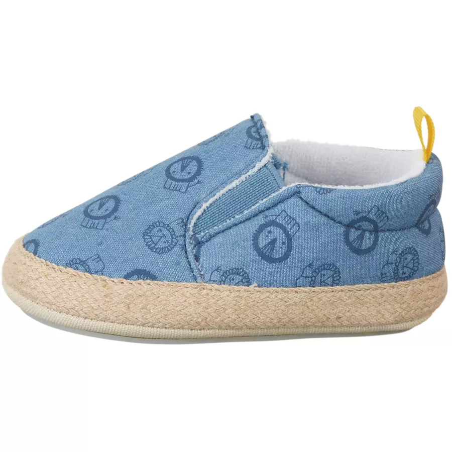 Sterntaler Baby-Schuh Löwe mittelblau