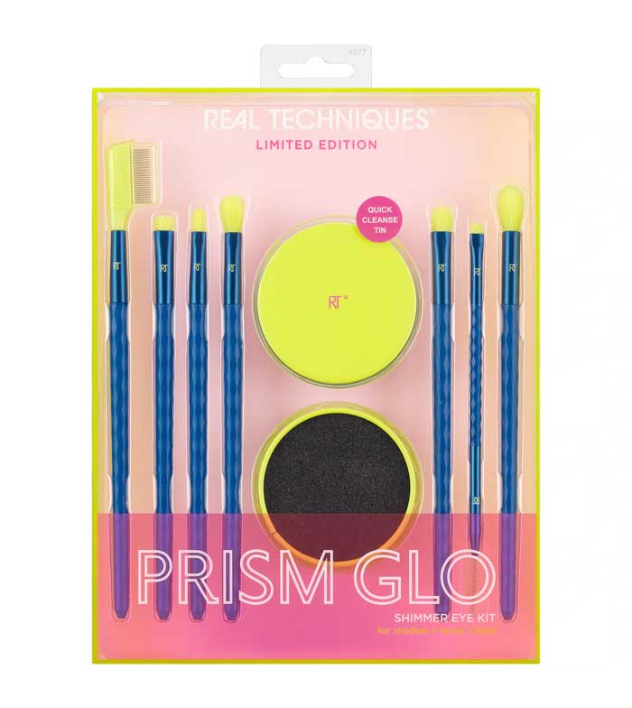 Real Techniques - *Prism Glo* - Conjunto de Pincéis de Olhos Shimmer Eye Kit