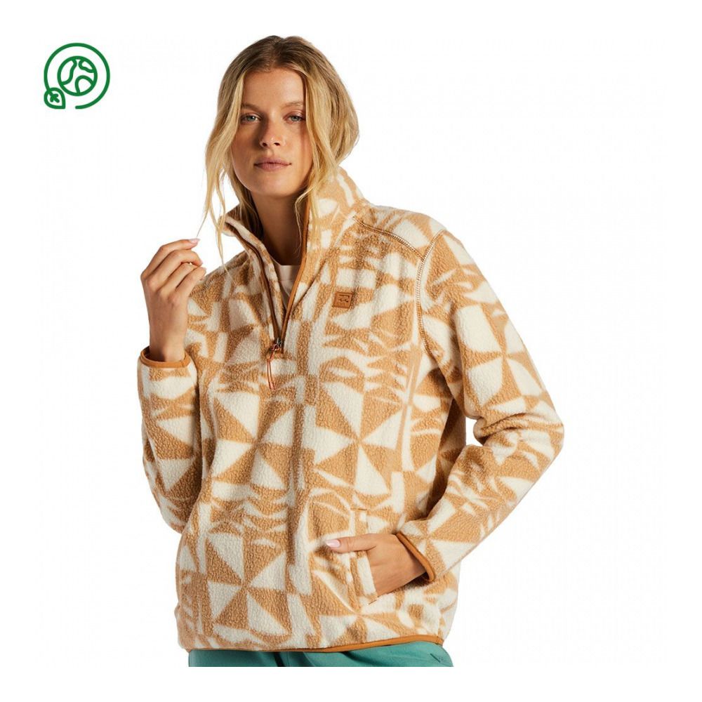 Billabong BOUNDARY MOCK 3 - Polaire Femme latte