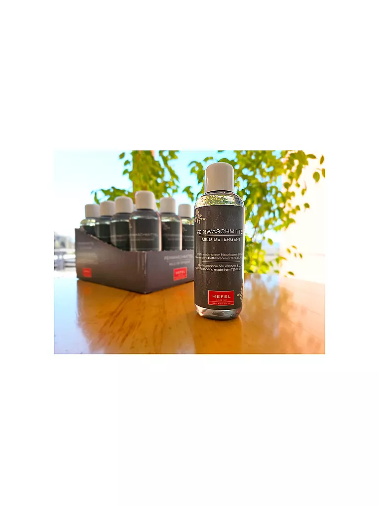 HEFEL Feinwaschmittel extra für Bettwaren 250ml  transparent