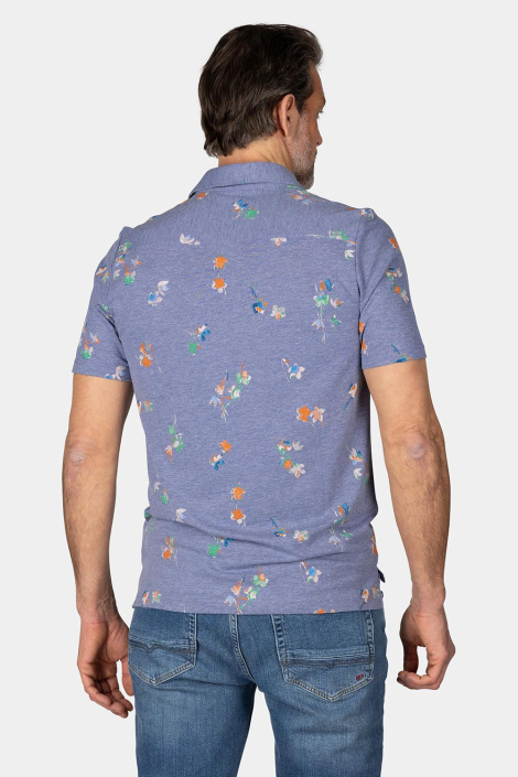 NZA blauwe heren polo