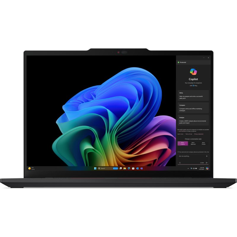 Lenovo ThinkPad T14s Gen 6 (Snapdragon) Copilot+ PC X1E-78-100 Ordinateur portable 35,6 cm (14