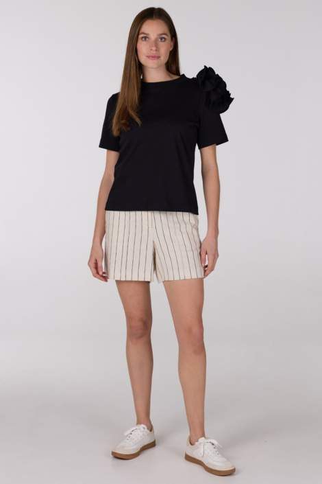 Juffrouw Jansen zwarte dames t-shirt