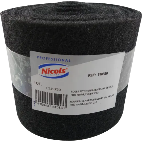 Rouleau abrasif 3m noir Nicols