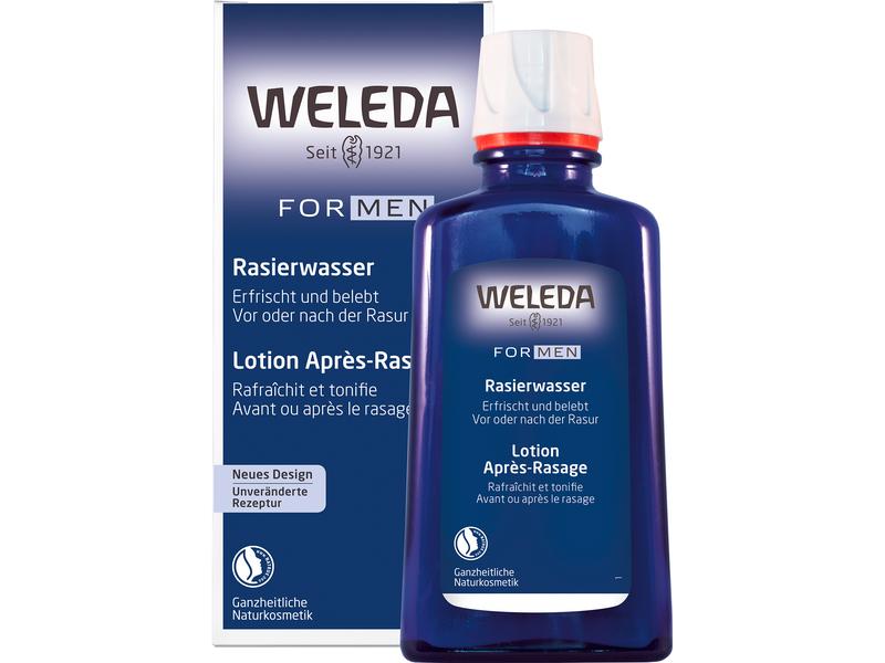 WELEDA Rasierwasser For men 100 ml Pre- und Aftershave erfrischt und belebt vor und nach der Rasur