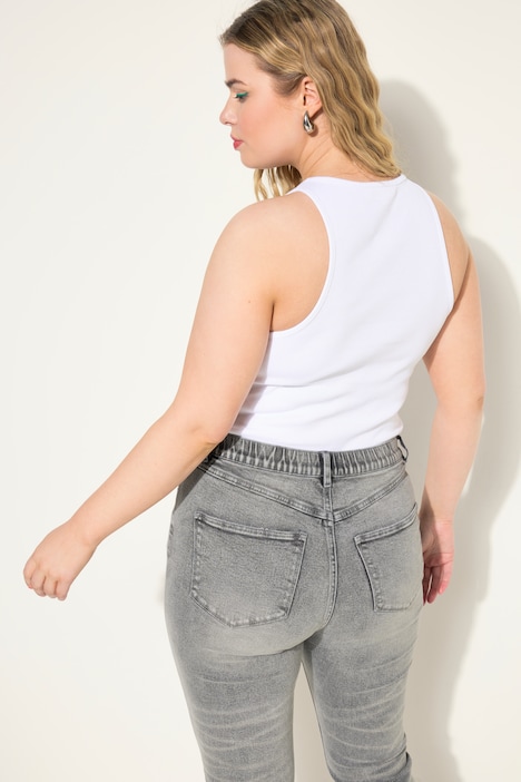 Tanktop, Slim Shape, Rippjersey