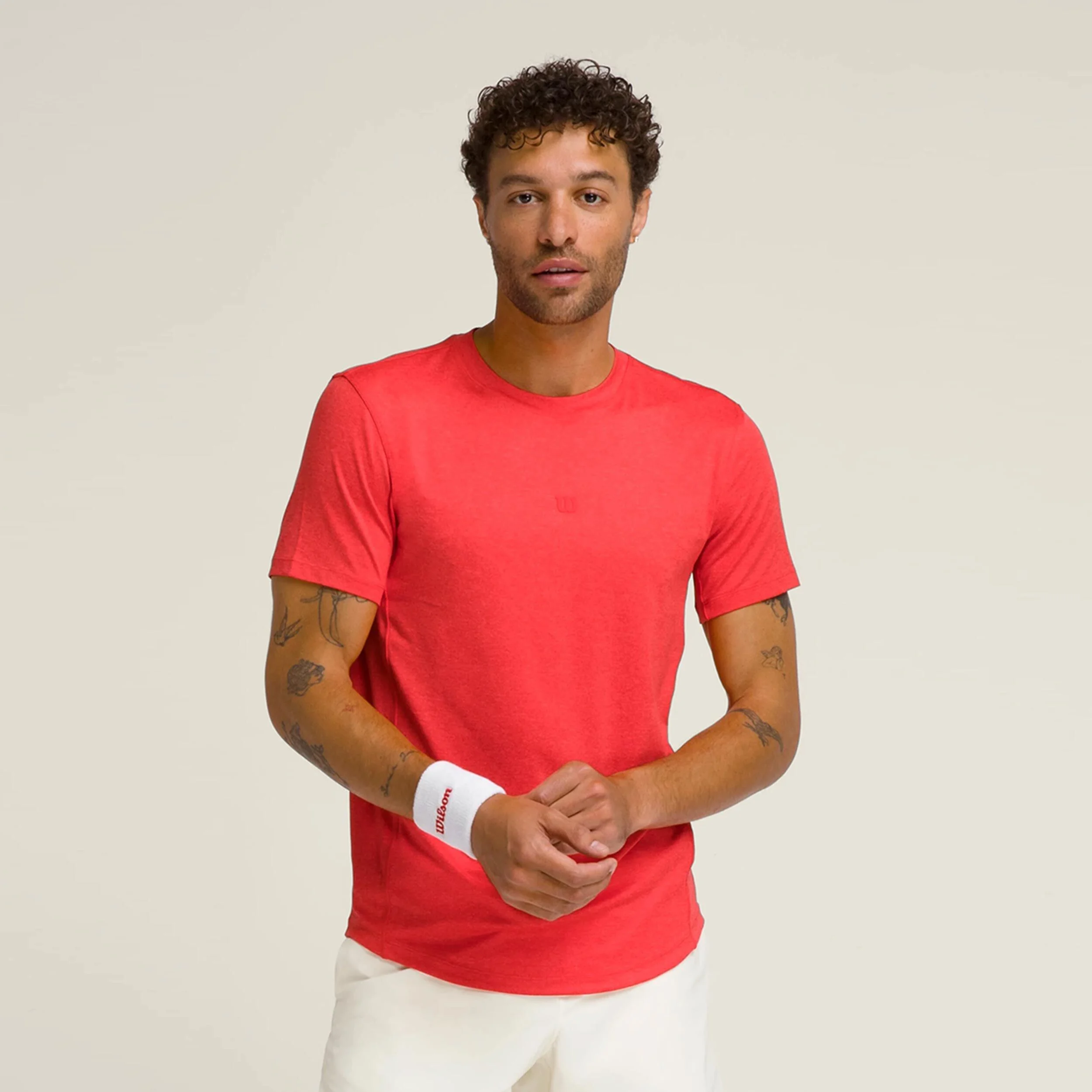 Wilson Everyday Performance T-shirt Hommes - Rouge