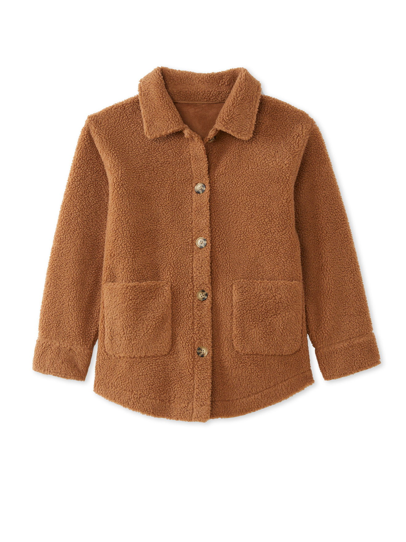 Veste chaude en maille moutonnée
