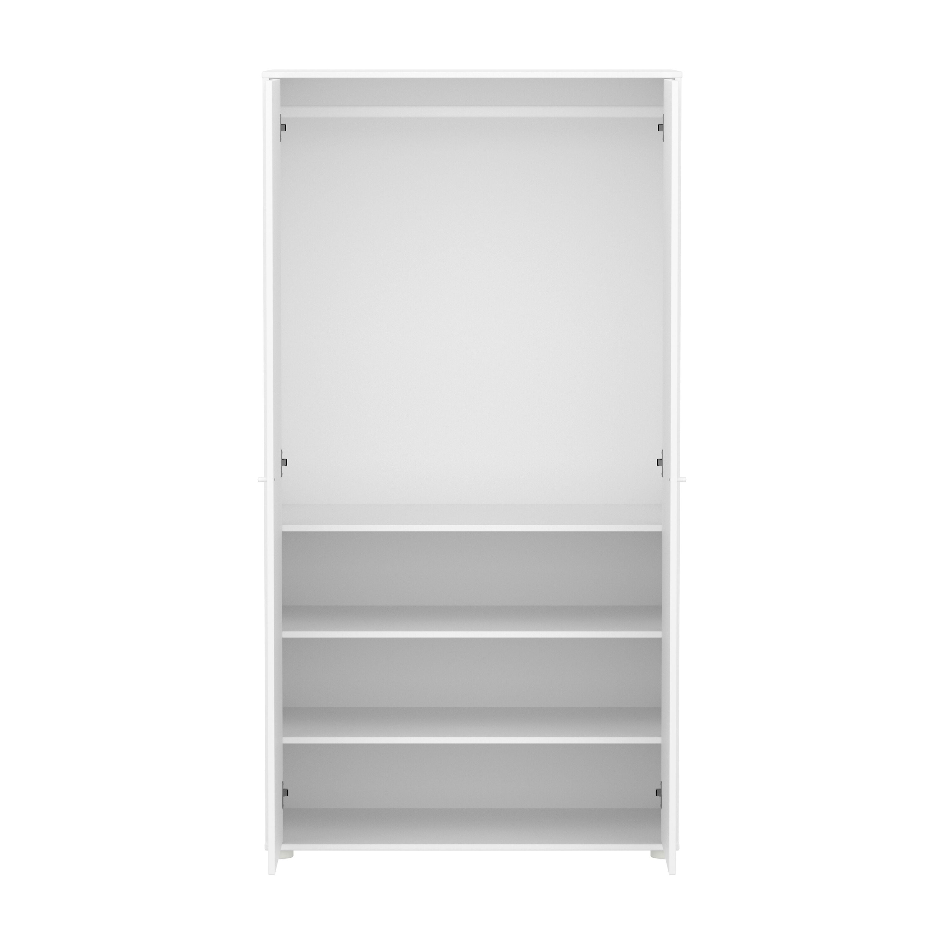 Flexa SAGA Schrank - Weiss / B: 100.0 cm x T: 55.0 cm x H: 190.0 cm