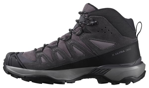 Chaussures de Randonnée Femme Salomon X Ultra 360 Mid Gore-Tex Gris/Noir