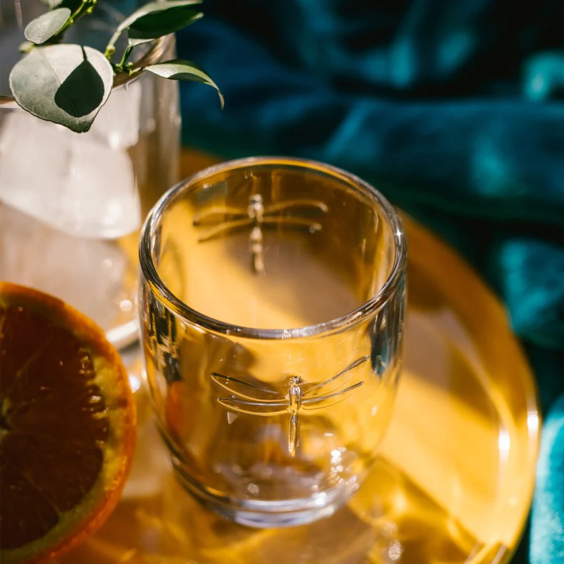 Lot de 6 verres à eau, LIBELLULES La Rochère