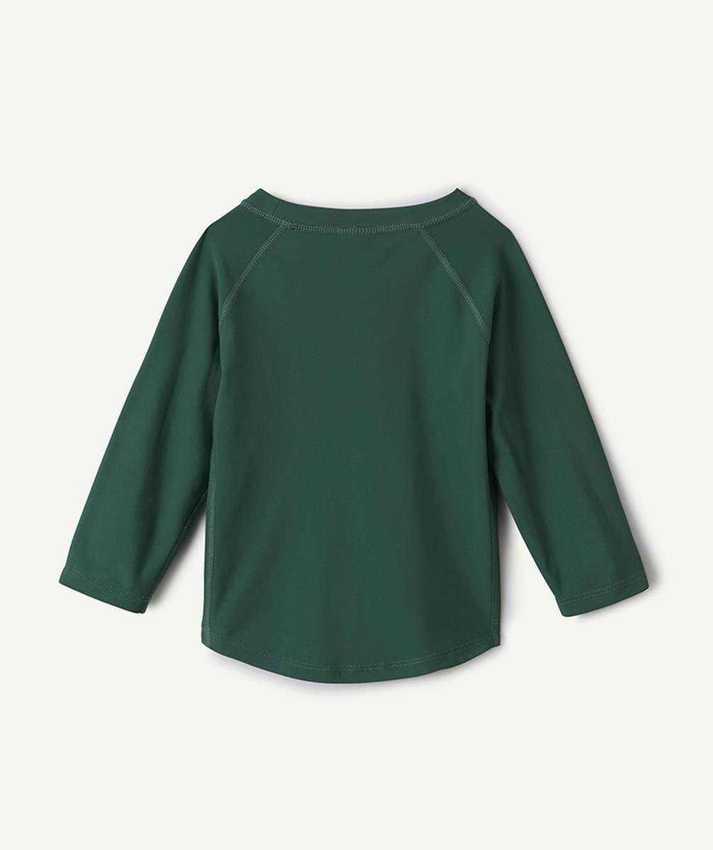 LASSIGT-SHIRT MANCHES LONGUES BÉBÉ GARÇON ANTI-UV VERT MOTIF PALMIER