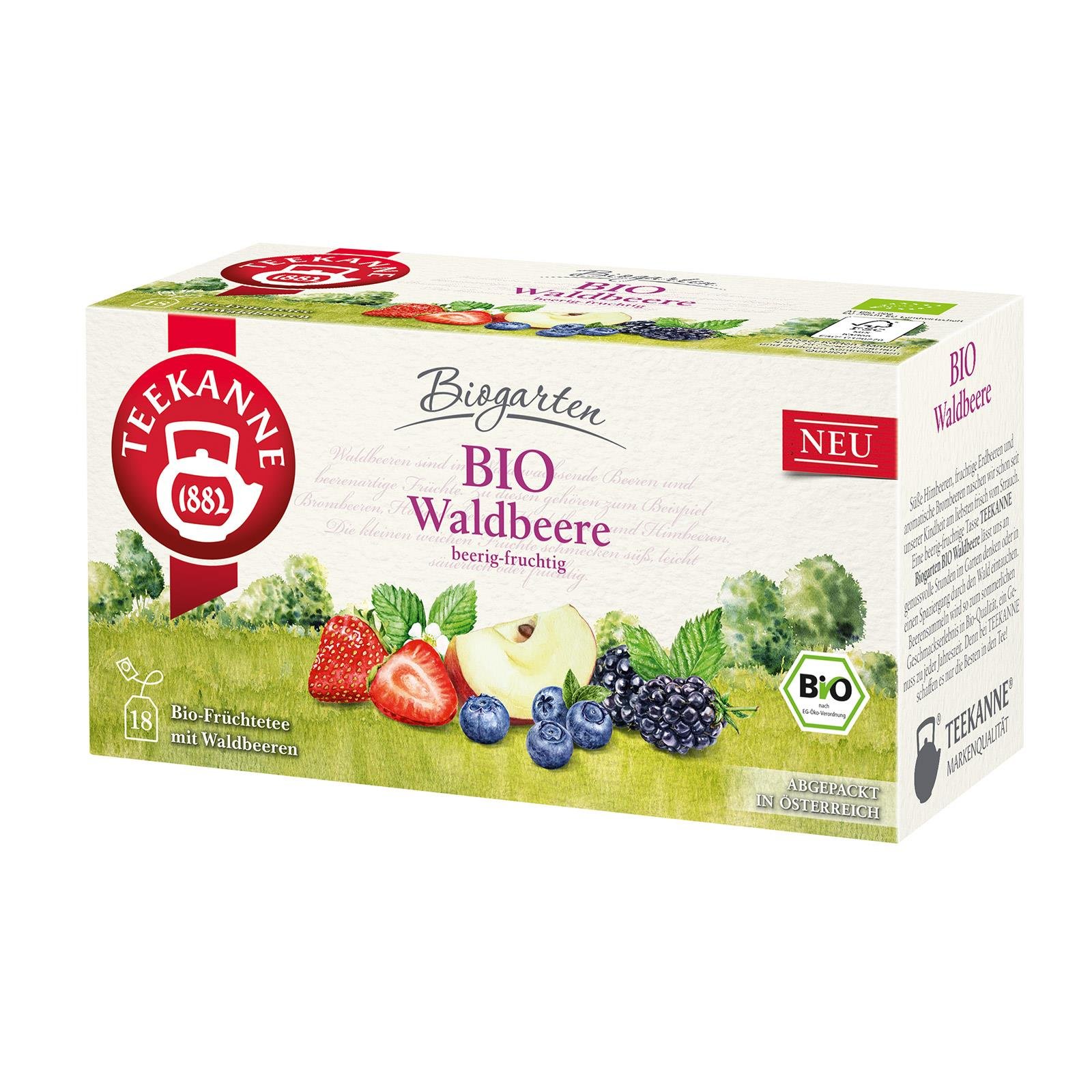Teekanne Biogarten Bio Waldbeere