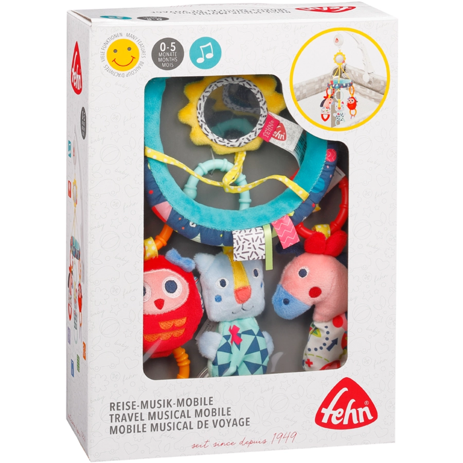 fehn® Reise-Musik-Mobile COLOR Friends