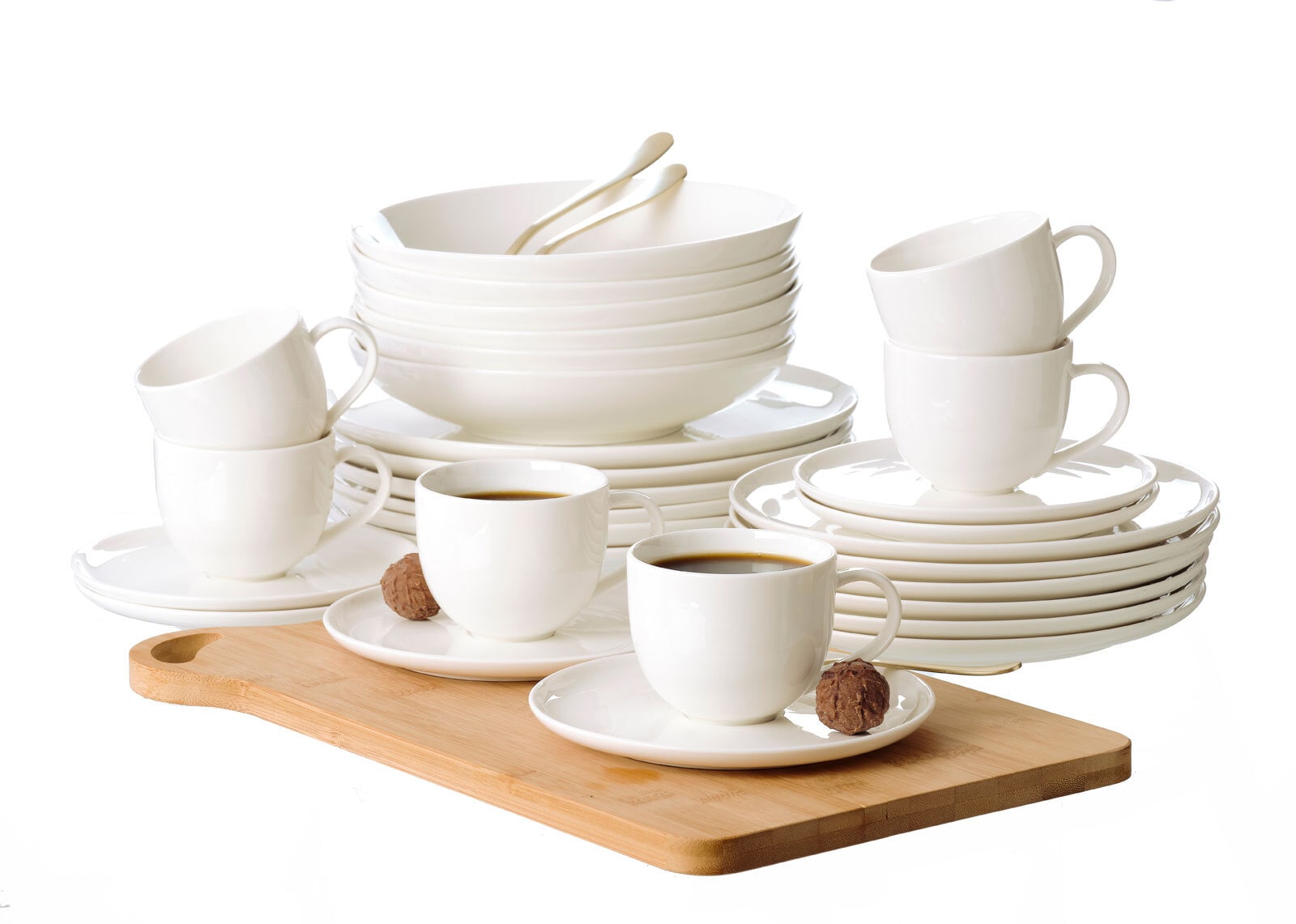 Ritzenhoff & Breker Speiseteller SKAGEN 4er Set weiß