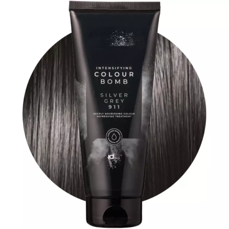 IDHair Colour Bomb 200 ml - 911 Silver Grey