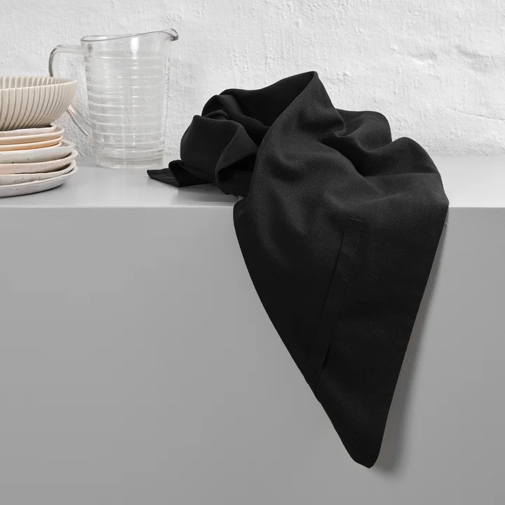 The Organic Company - Geschirrhandtuch, 53 x 86 cm, maroon