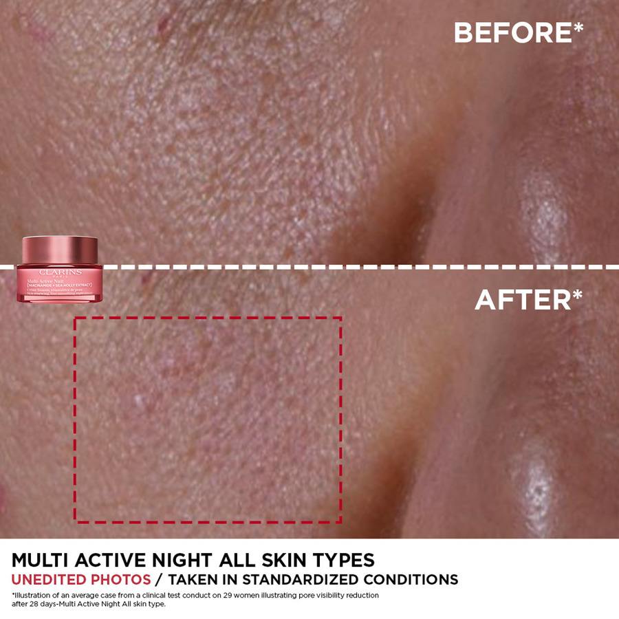 Clarins Multi Active Night Cream All Skin Types 50ml
