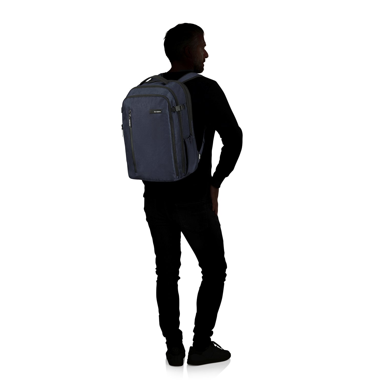 Samsonite Roader Laptop Backpack L Expandable dark blue