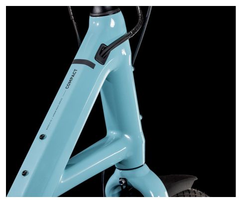 Vélo de Ville Électrique Cube Compact Hybrid Comfort 500 Shimano Nexus 5V 500 Wh 20'' Bleu Aruba 2025