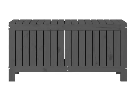 Boîte de rangement de jardin Gris 108x42,5x54 cm Bois de pin