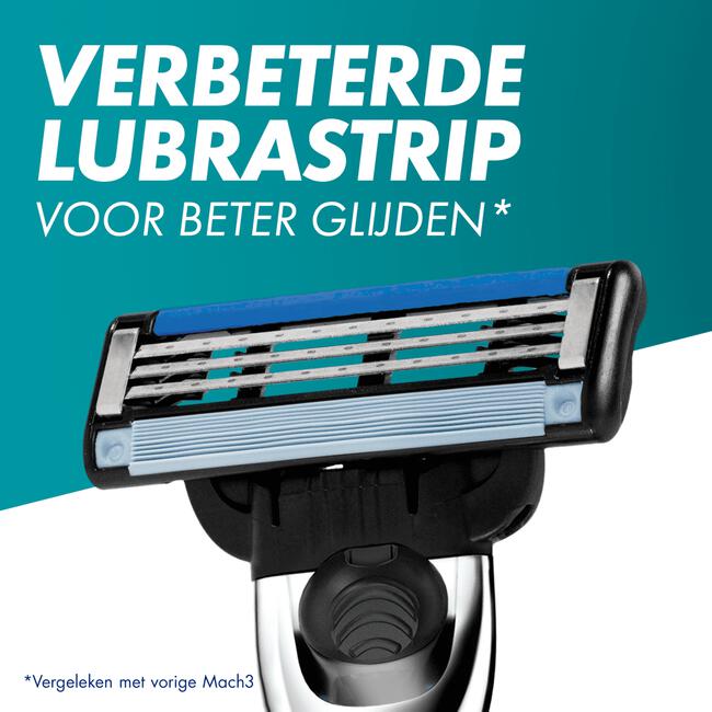 Gillette Mach3 Turbo Navulmesjes 5 Stuks