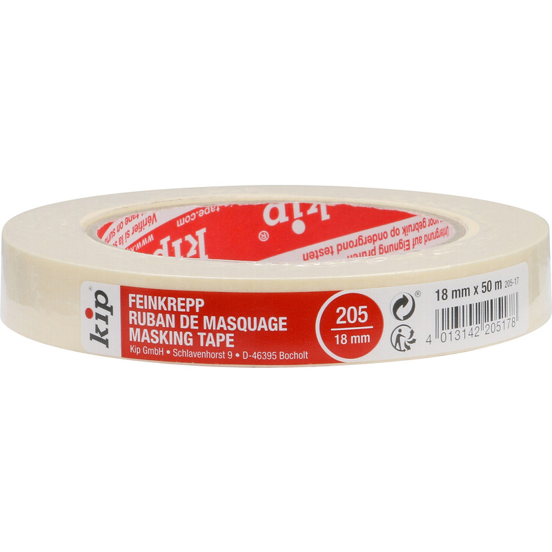 Kip 205 afplaktape 18mmx50m