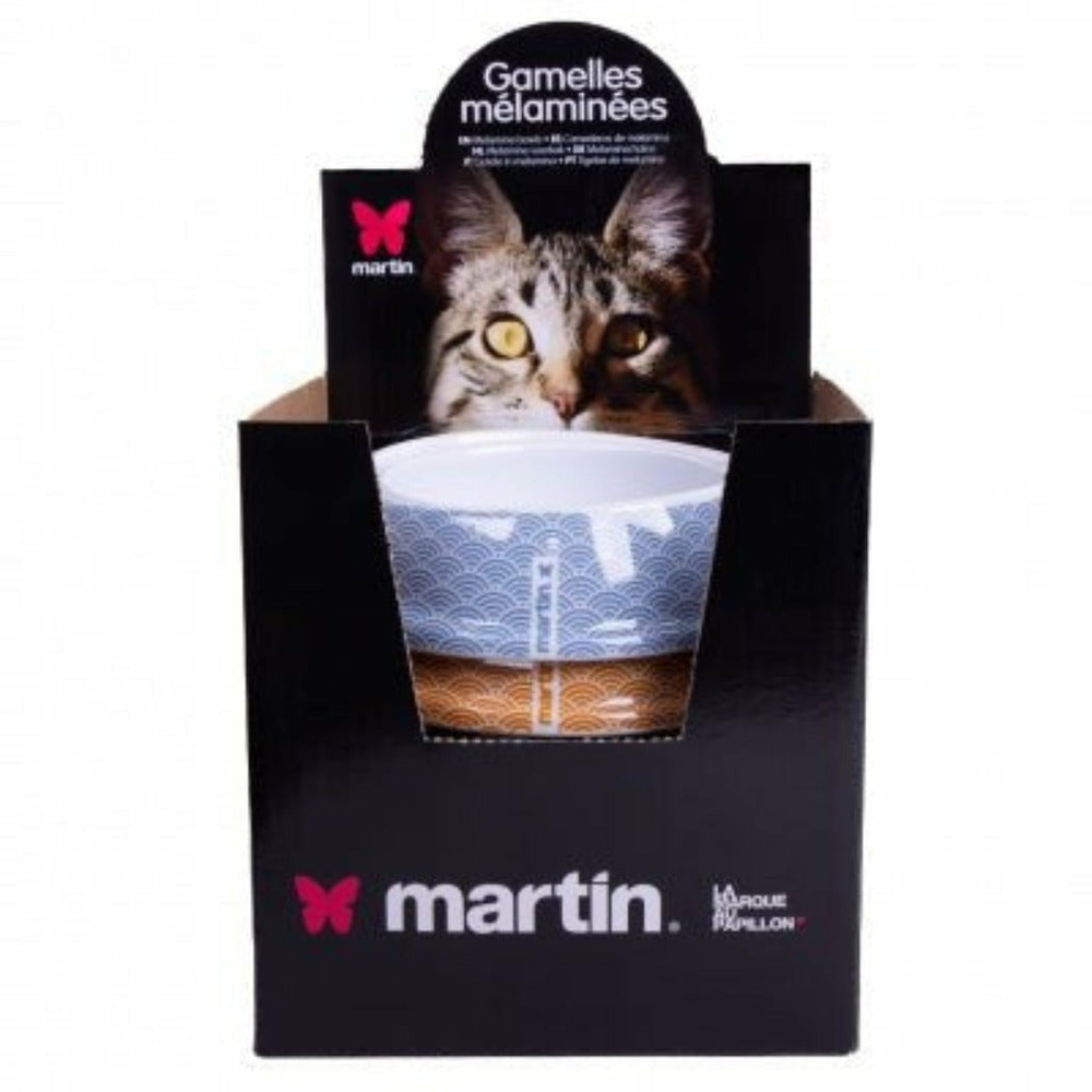 Lot de 6 gamelles mélaminées pour chats collection japan