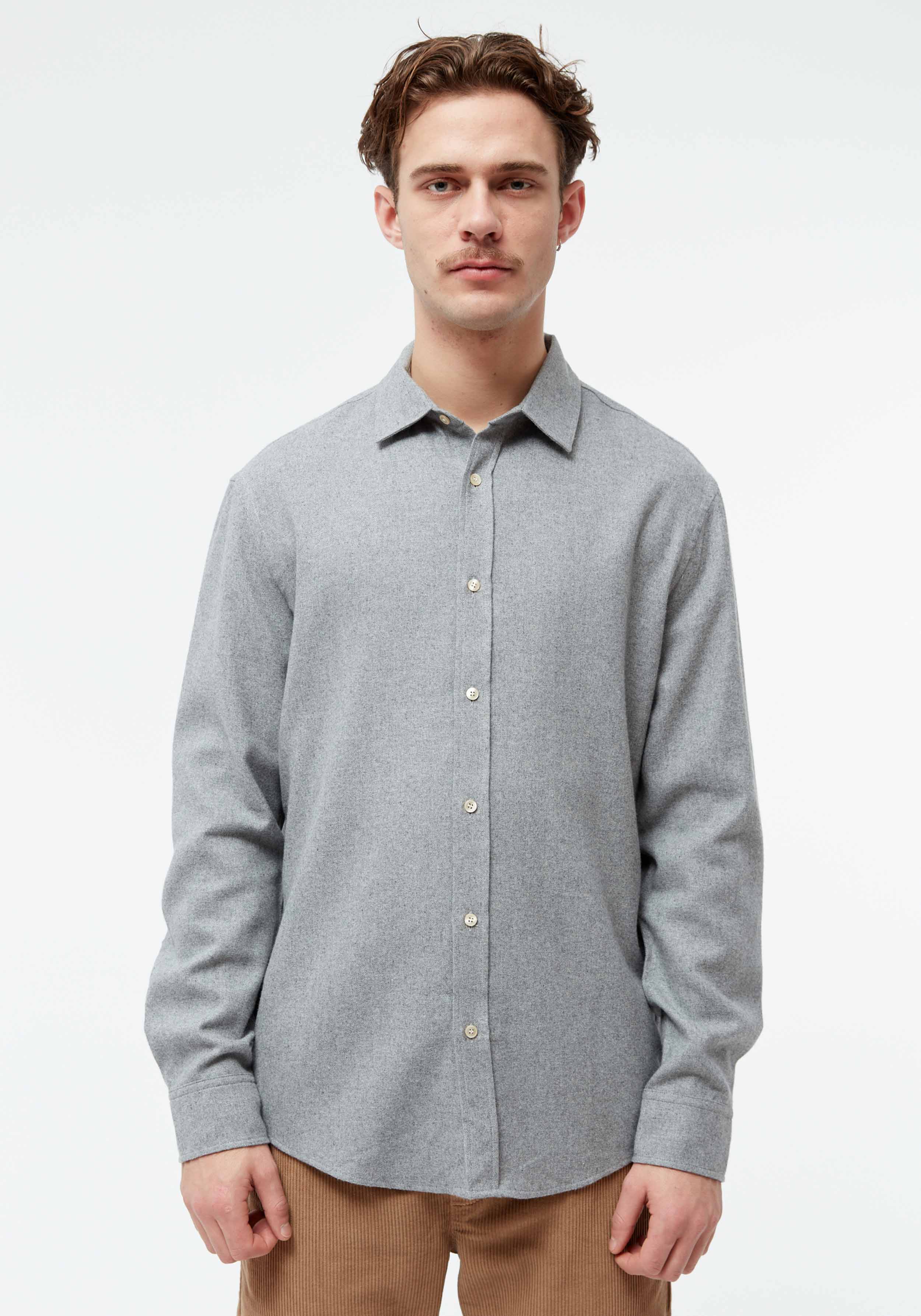 Givn Berlin Hemd GBJohn Mid Grey