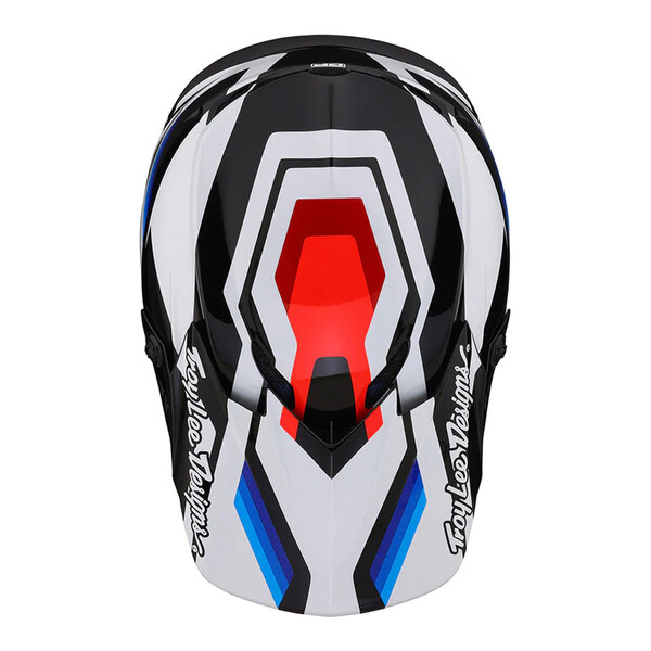Troy Lee Designs - Casque GP Apex Blanc / Noir / Bleu / Rouge