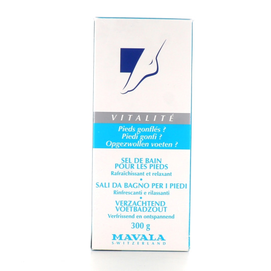 Sel de bain Mavala : rafraichissant, relaxant - Pieds gonflés