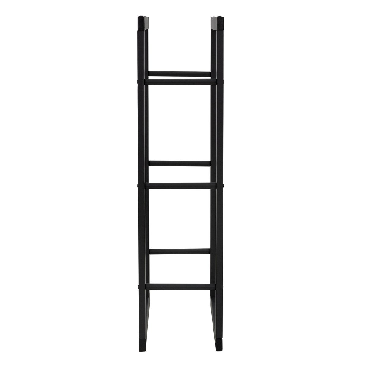 ML-Design Haardhoutrek 60x100x25cm Rechthoekig Zwart Metaal, Binnen/Buiten, Haardhoutrek van Gecoat Staal, Haardhoutstandaard, Haardhouthouder, Haardhoutrek voor Open Haard/Kachel