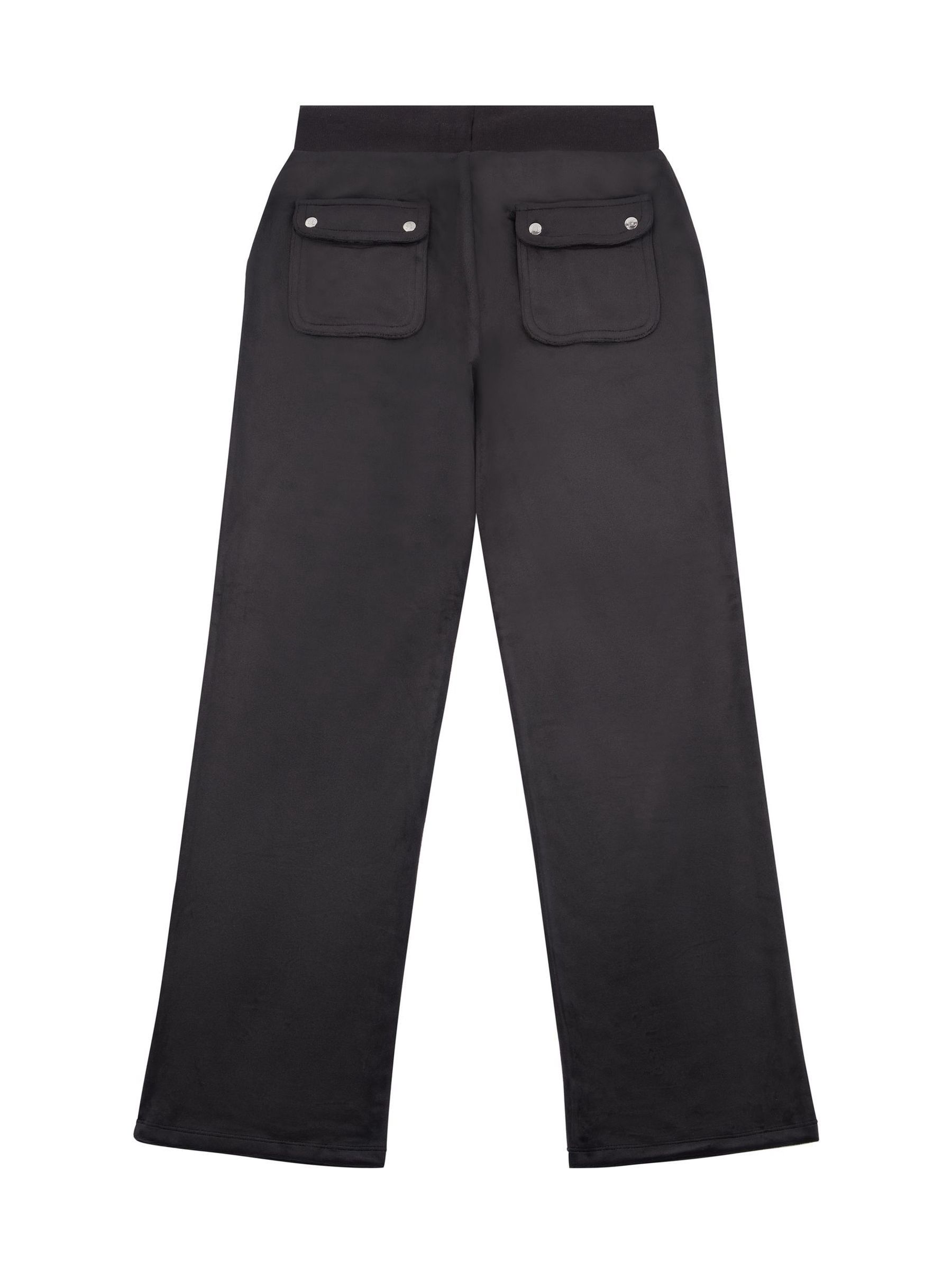 Zwart - Juicy Couture mini-joggingbroek met wijde pijpen en diamanté voor meisjes