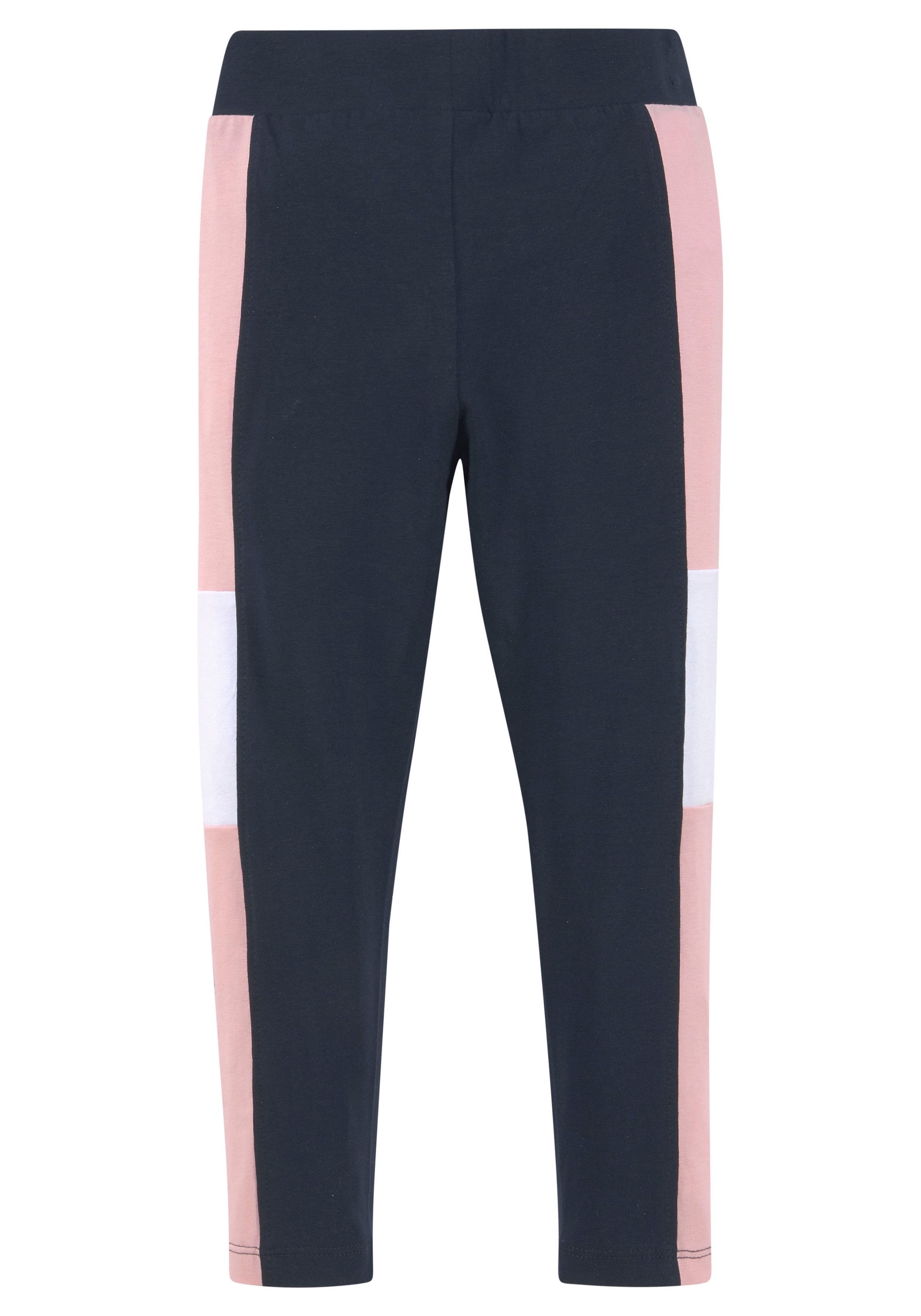 KangaROOS Leggings »Colorblocking Leggings für kleine Mädchen«  mit breitem Bündchen und Logoprint