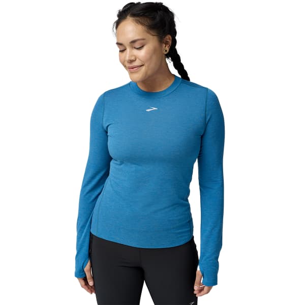 T-shirt trail BROOKS HIGH POINT LONG SLEEVE W CELESTIAL