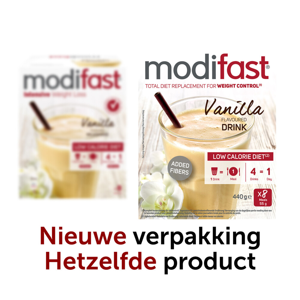 Modifast Intensive Milkshake Vanille8 x 55 gr