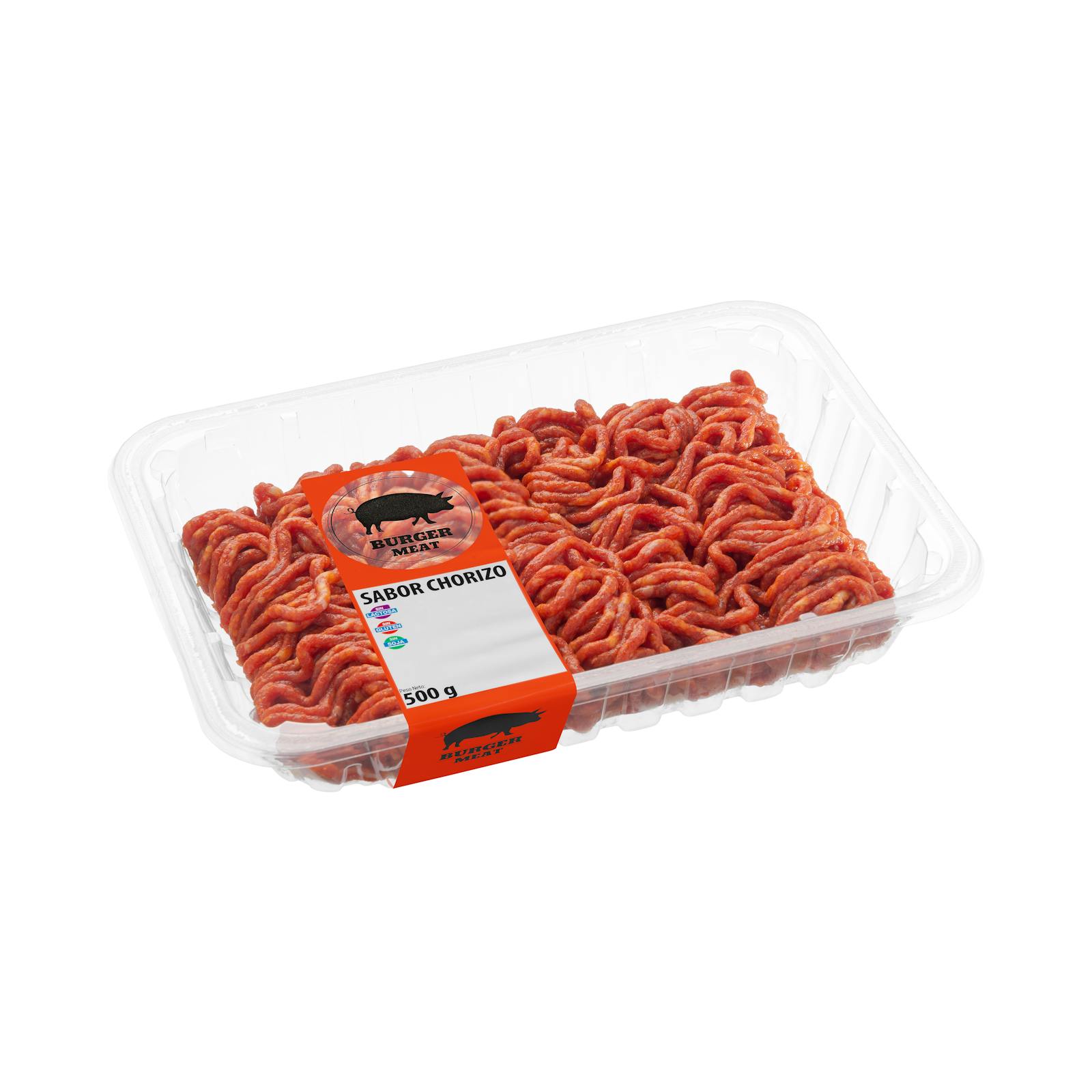 Préparation de porc haché au chorizo