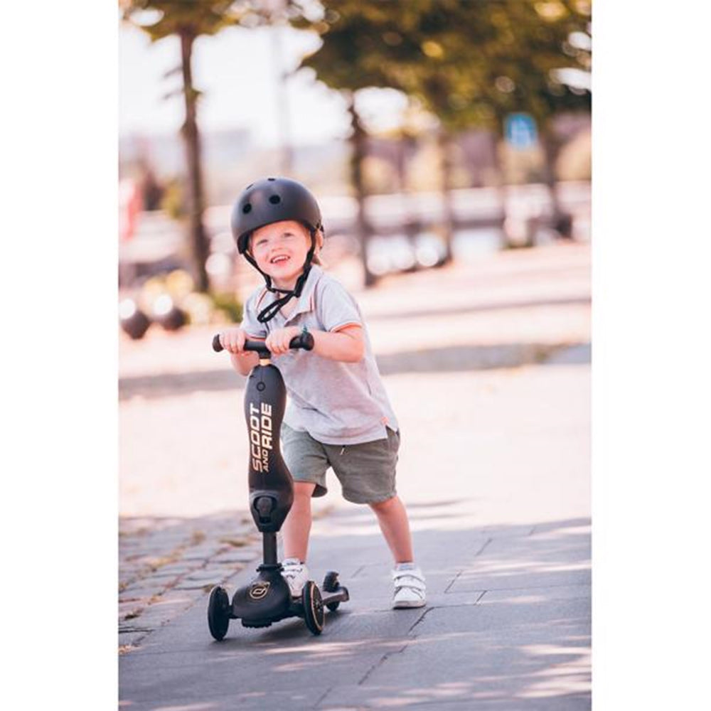 Highway Kick 1 Black/Gold - Scoot and Ride → Luksusbaby.dk