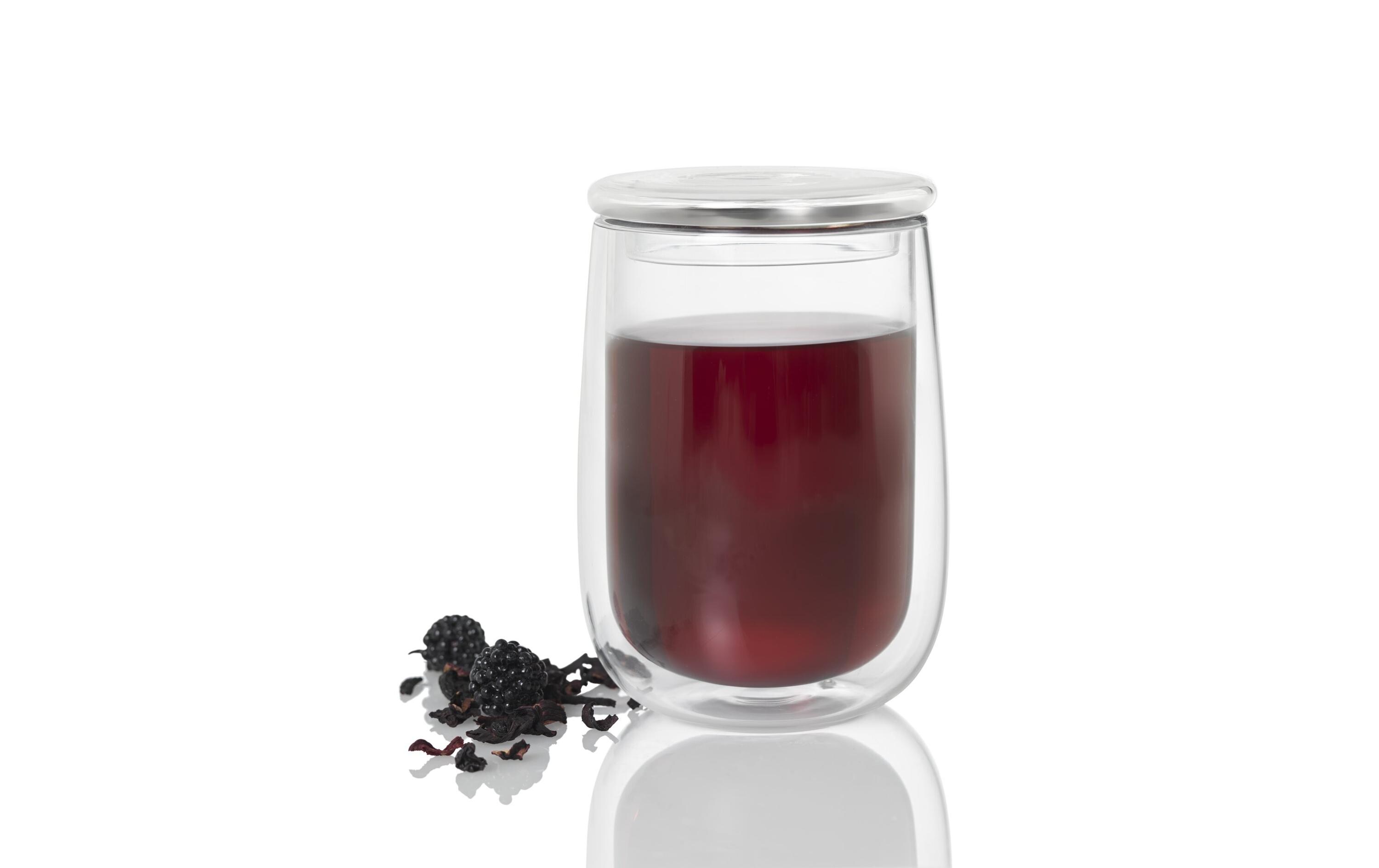 Tee-Set Fusion Glass 400 ml, 1 Stück, Silber/TransparentTee-Set mit Teefilter