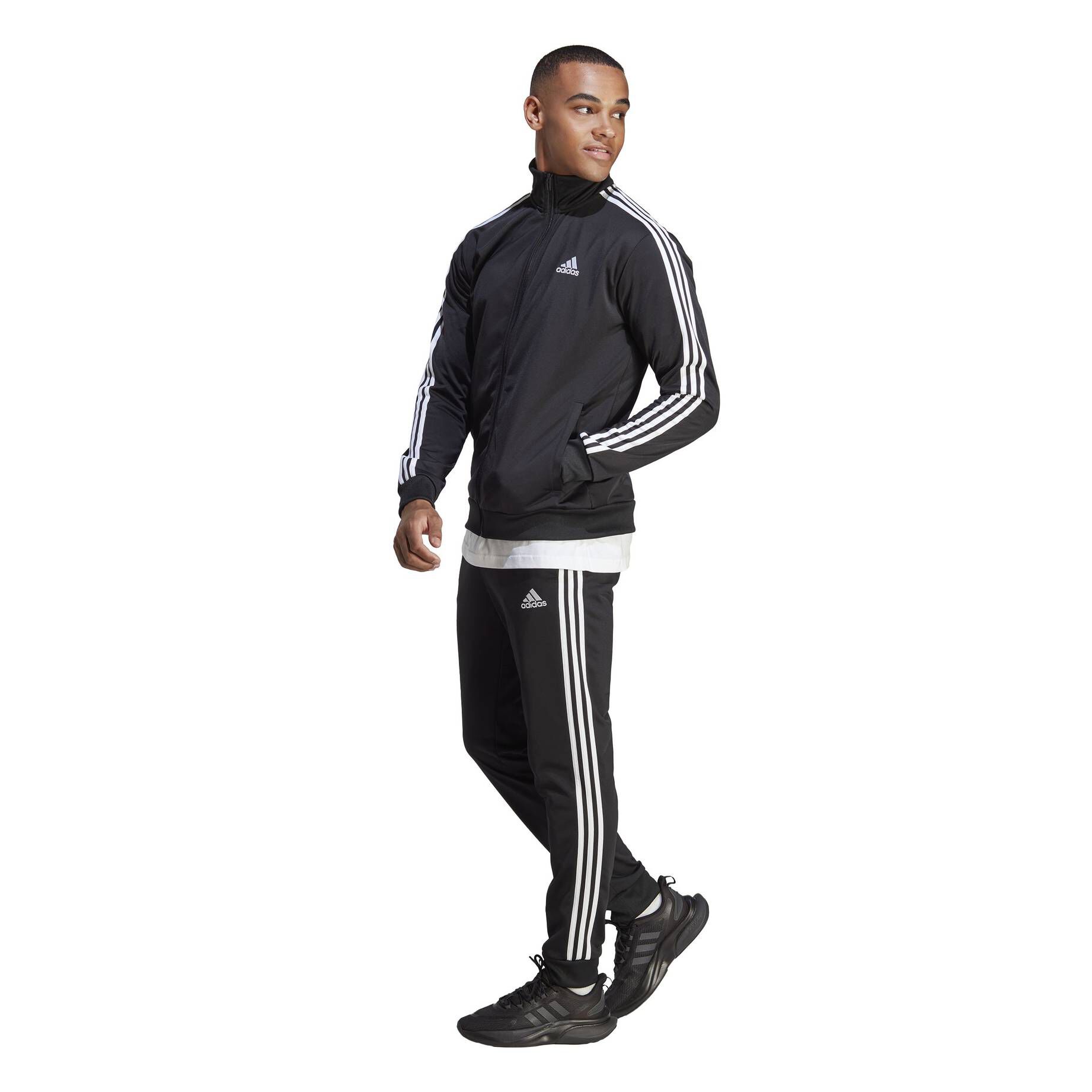 adidas Performance| Herren Trainingsanzug BASIC 3-STREIFEN TRICOT
