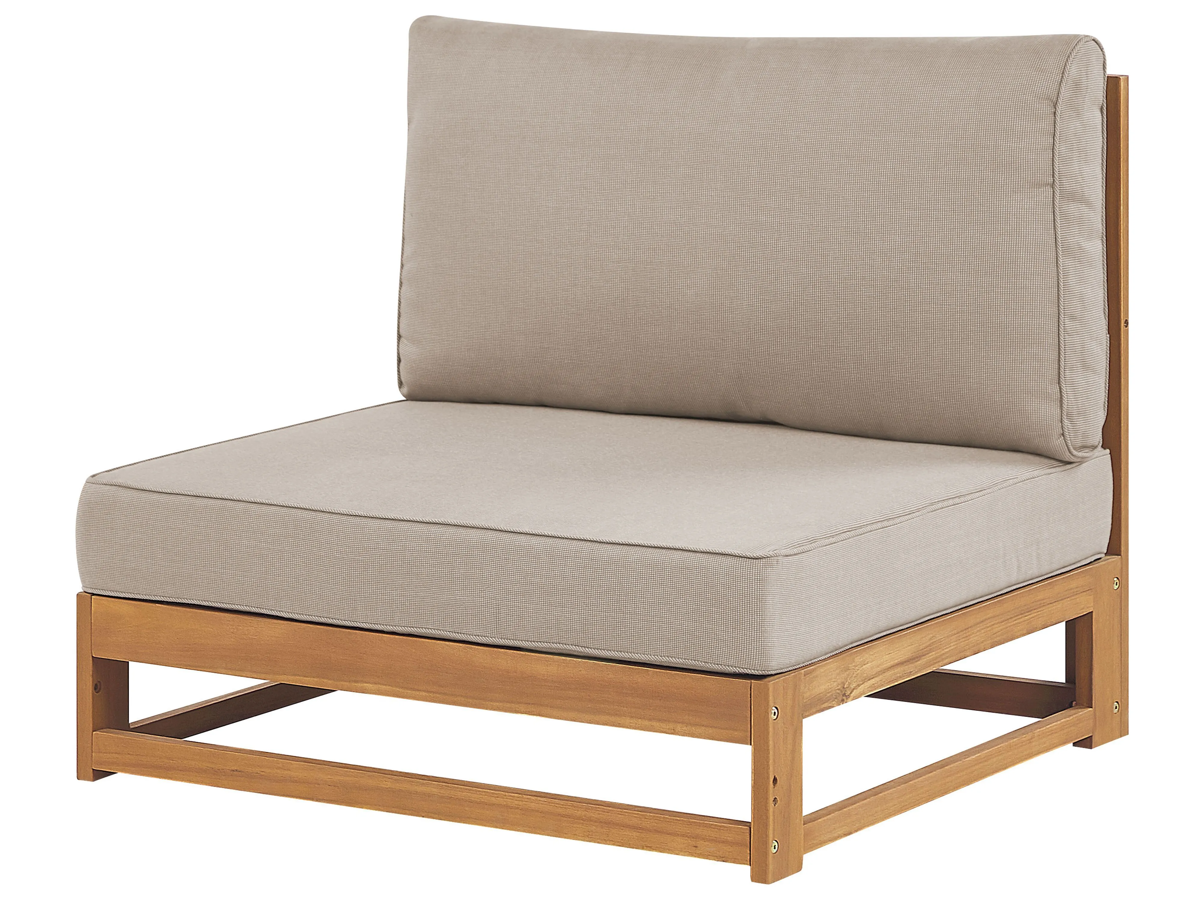 Set tuinkussenhoezen TIMOR Taupe