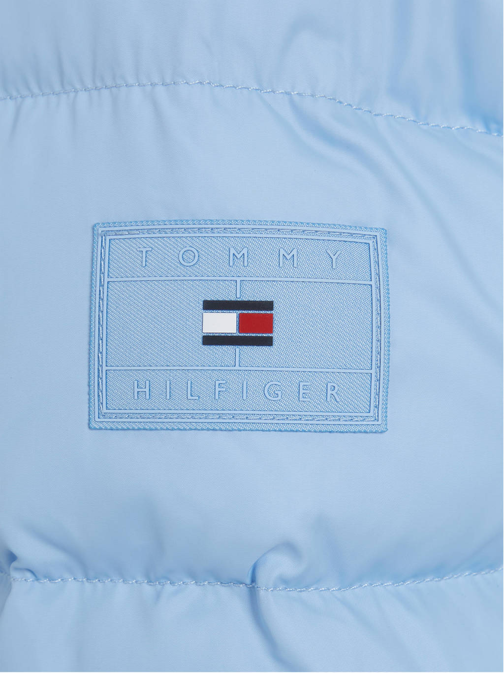 Tommy Hilfiger gewatteerde winterjas ESSENTIALlichtblauw