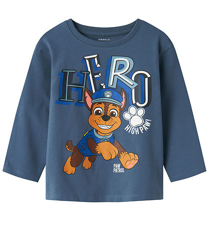 Name It Bluse - Noos - NmmJahav - Paw Patrol - China Blue m. Pre