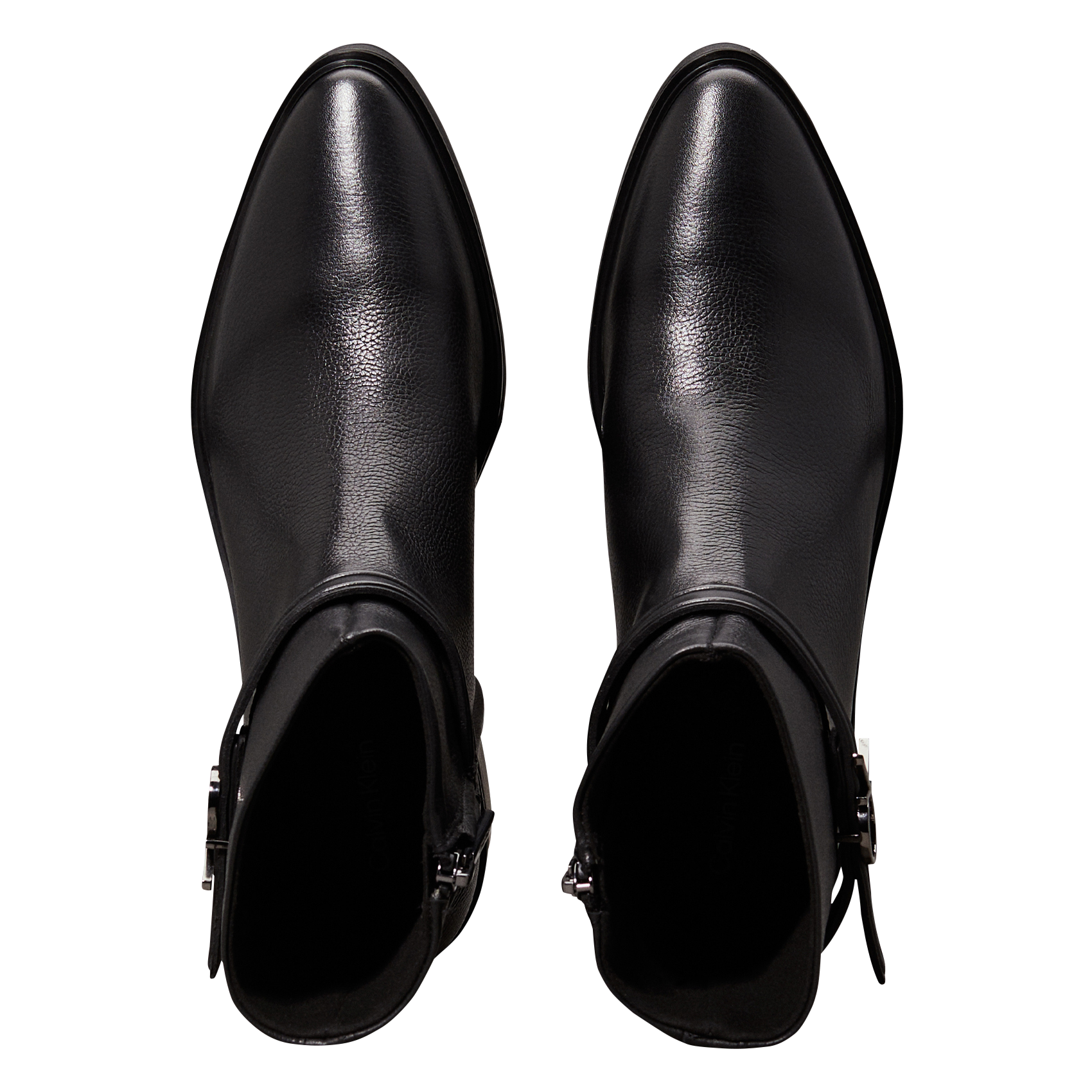 Bottines en cuir | Gris