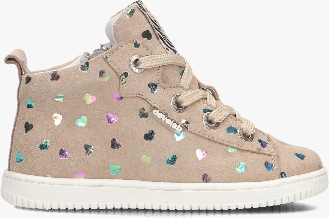 DEVELAB beige develab hoge sneaker 44324