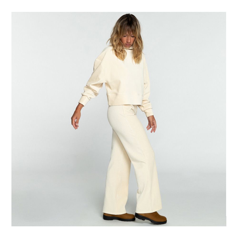 Billabong KEEP IT STRAIGH - Pantalon Femme antique white