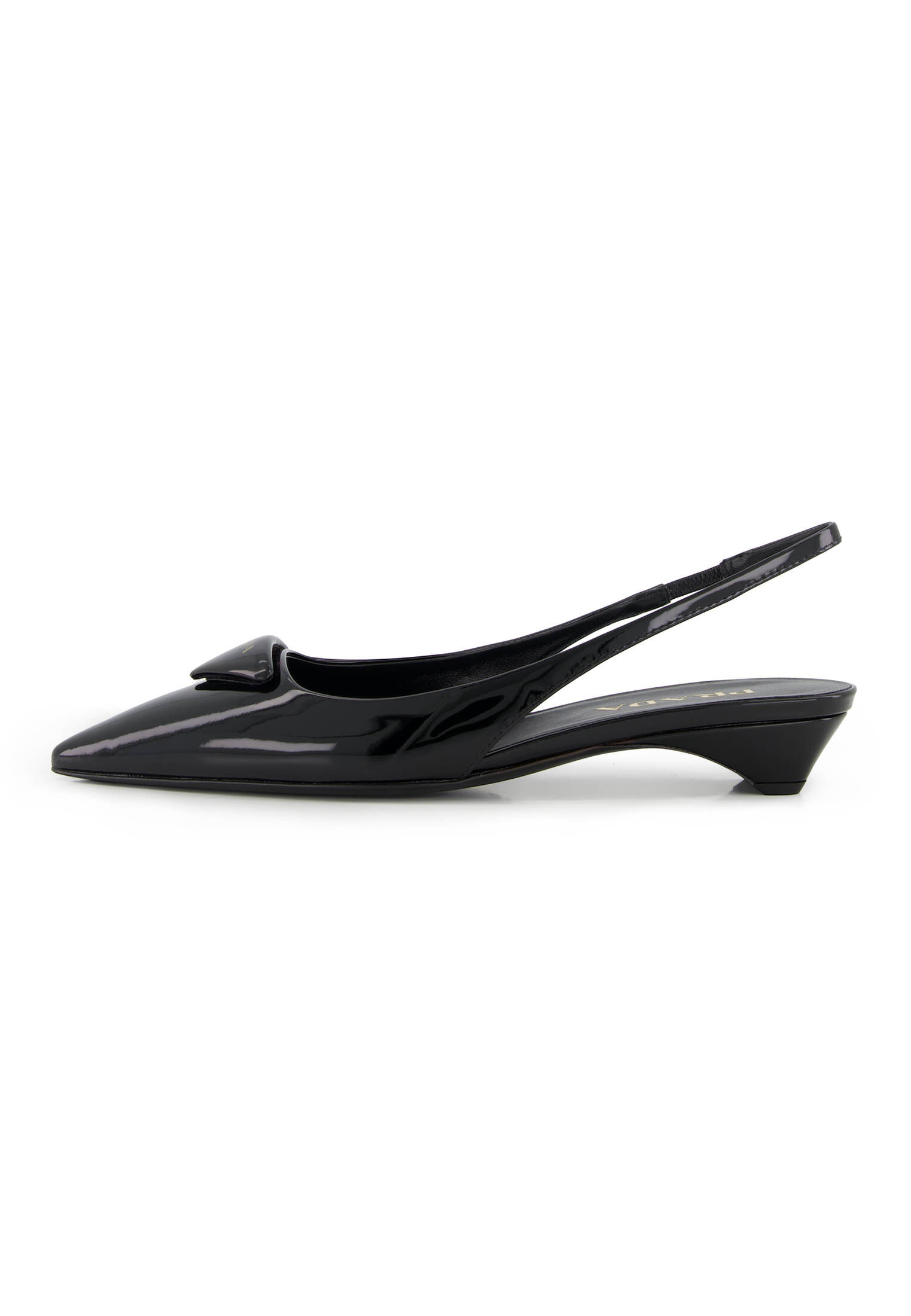 Prada| Damen Slingback-Pumps aus Lackleder