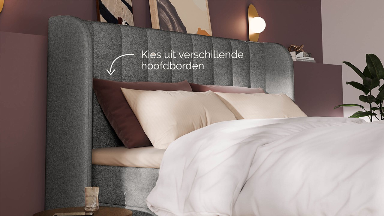 Boxspring Ivory - Pure touch zinc