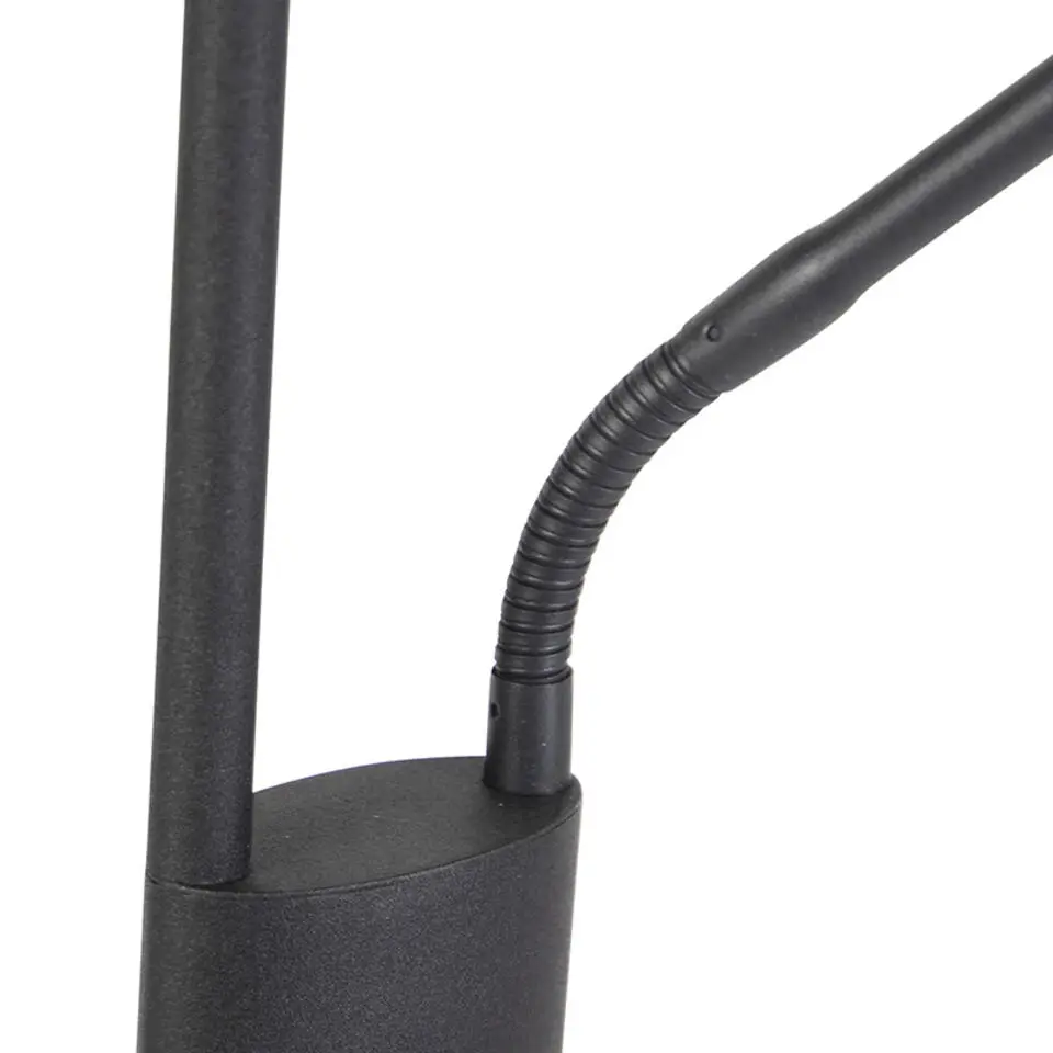 Qazqa vloerlampen jazzy zwart geïntegreerde led