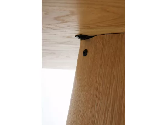 Table de salle à manger en contreplaqué de chêne